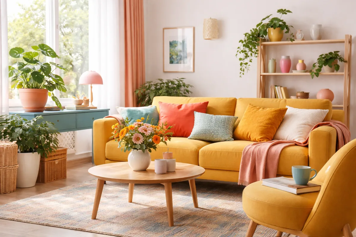 Les bienfaits des couleurs sur le bien-être à la maison