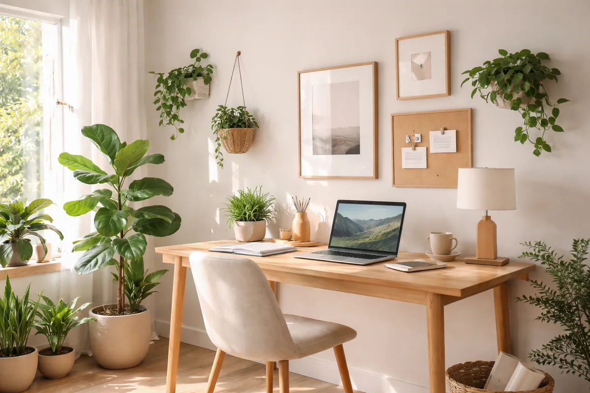 Comment réussir la décoration d'un espace de travail inspirant à domicile