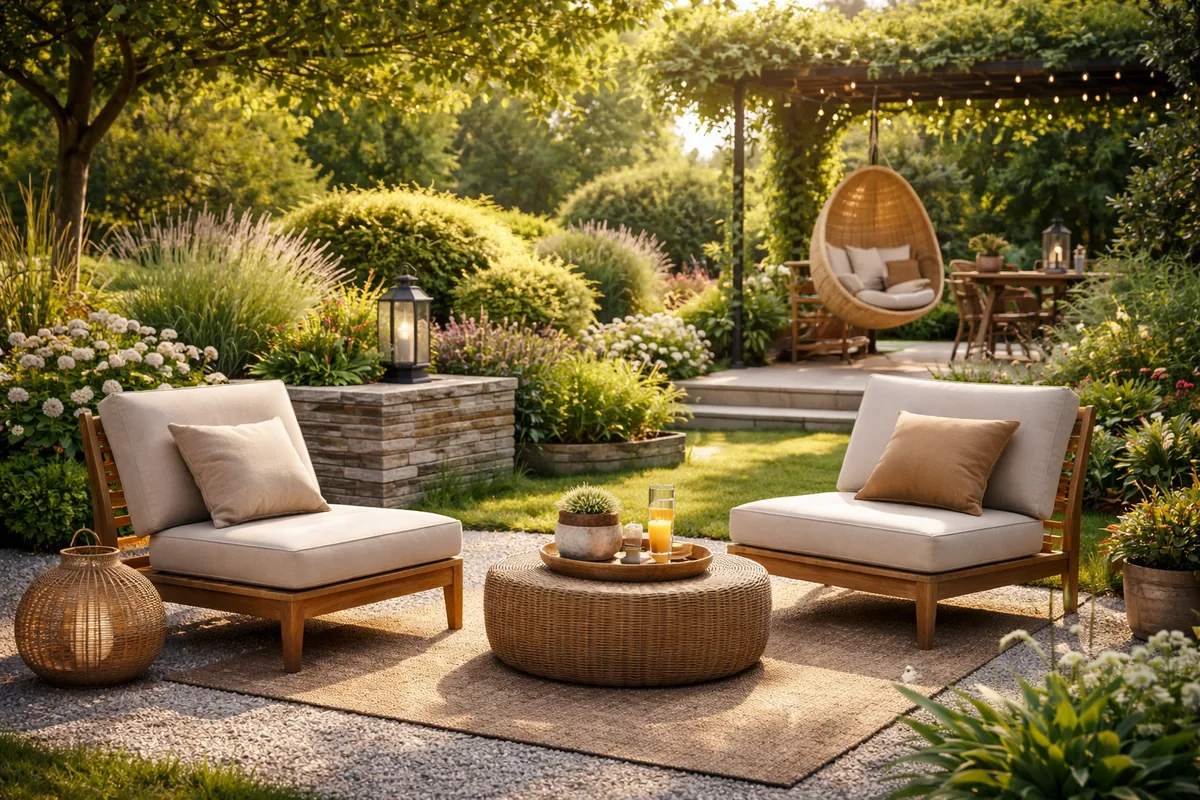 Comment choisir les éléments de décoration pour un jardin confortable et durable